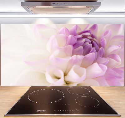 Keuken achterwand Witte dahlia