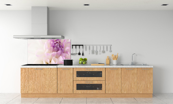 Keuken achterwand Witte dahlia