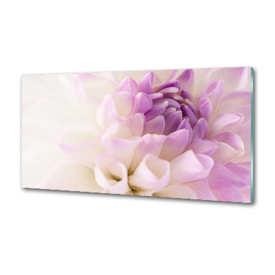 Keuken achterwand Witte dahlia