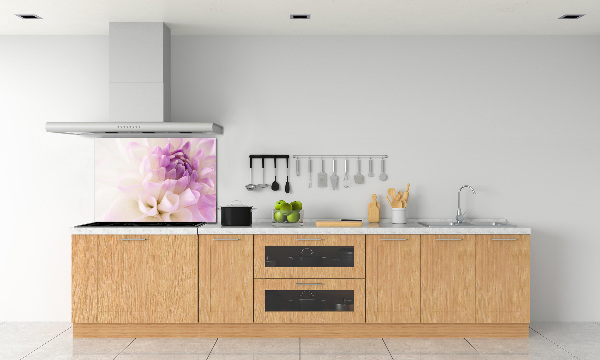 Keuken achterwand Witte dahlia