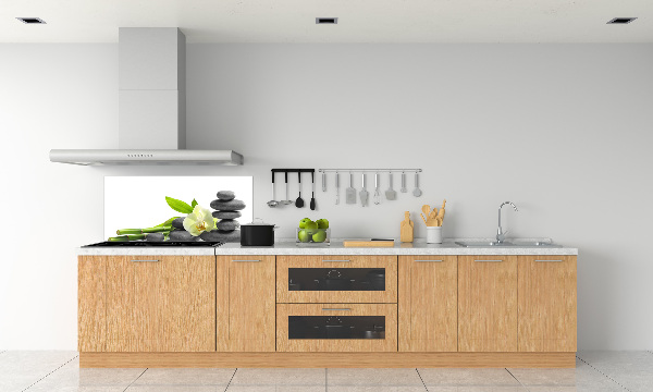 Glazen achterwand keuken Orchidee