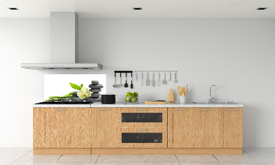 Glazen achterwand keuken Orchidee