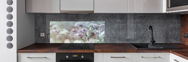 Achterwand keuken Wilde bloemen