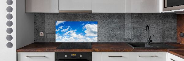 Spatplaat keuken Wolken aan de hemel