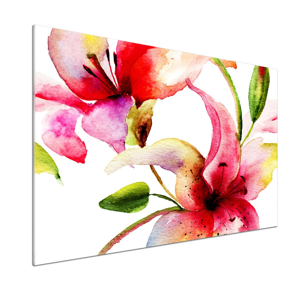 Keuken achterwand Lelie