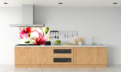 Keuken achterwand Lelie