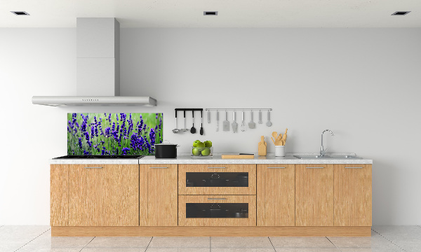 Spatscherm keuken Lavendel