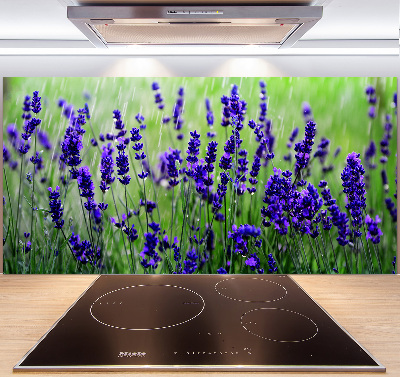 Spatscherm keuken Lavendel