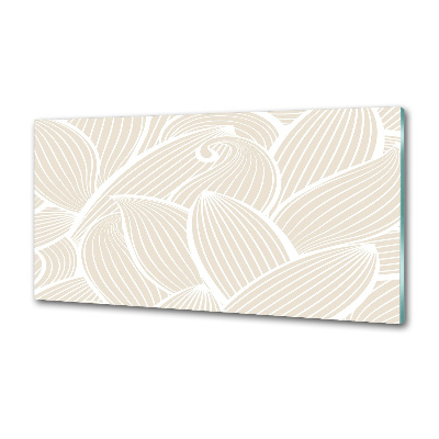 Achterwand keuken Bladerenpatroon