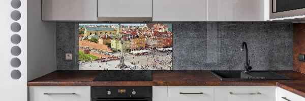 Spatscherm keuken Warschau, Polen