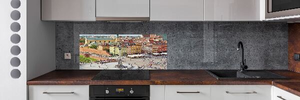 Spatscherm keuken Warschau, Polen