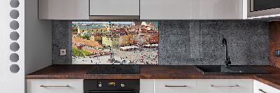 Spatscherm keuken Warschau, Polen