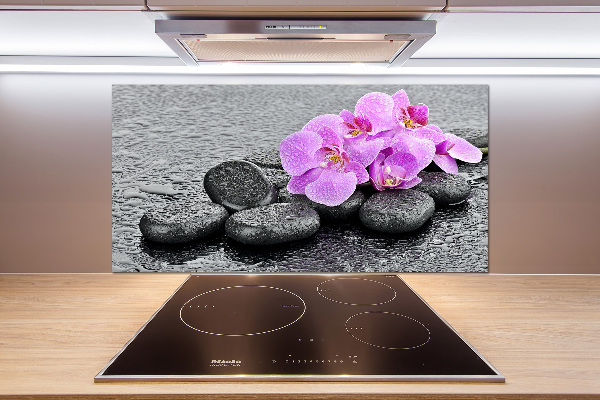 Keuken achterwand Orchideeënstenen