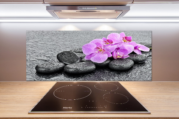 Keuken achterwand Orchideeënstenen