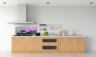 Keuken achterwand Orchideeënstenen