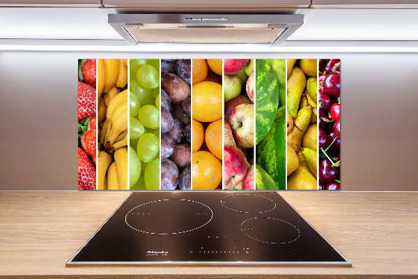 Spatscherm keuken Fruit