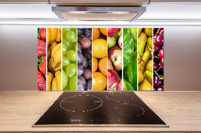 Spatscherm keuken Fruit