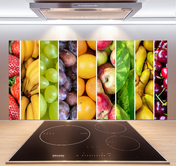 Spatscherm keuken Fruit