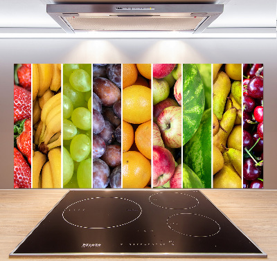 Spatscherm keuken Fruit