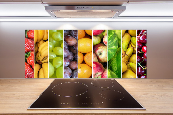 Spatscherm keuken Fruit