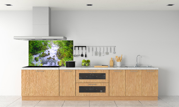 Glazen achterwand keuken Bergrivier