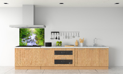 Glazen achterwand keuken Bergrivier