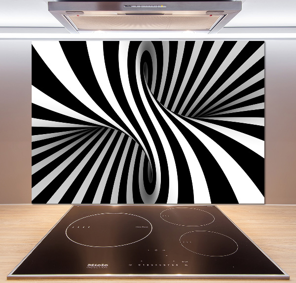 Spatscherm keuken Abstracte wervel
