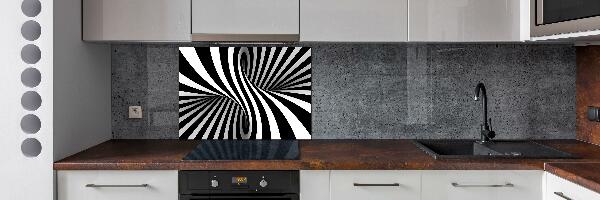 Spatscherm keuken Abstracte wervel