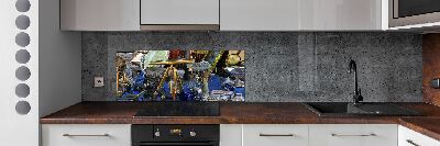 Glazen achterwand keuken Antiek