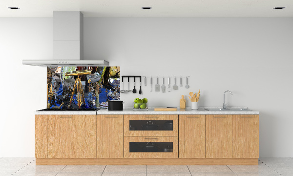 Glazen achterwand keuken Antiek