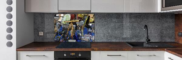 Glazen achterwand keuken Antiek