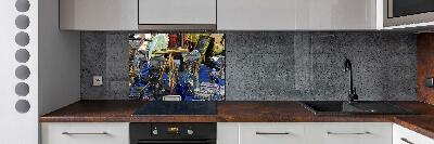 Glazen achterwand keuken Antiek