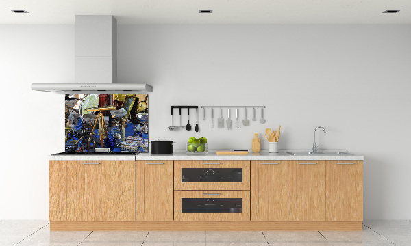 Glazen achterwand keuken Antiek