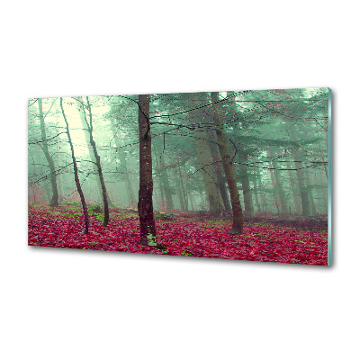 Glazen achterwand keuken Herfstbladeren