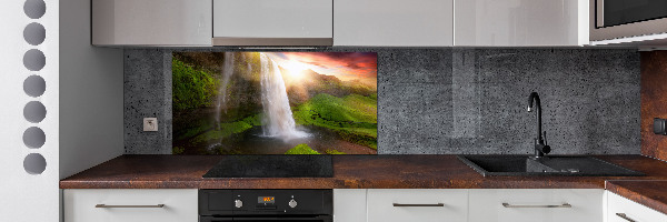 Spatplaat keuken Waterval