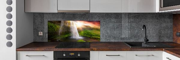Spatplaat keuken Waterval