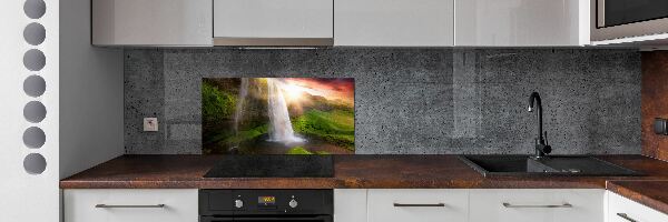 Spatplaat keuken Waterval