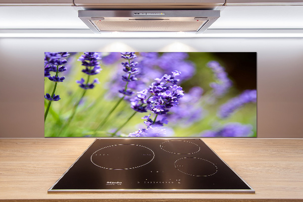 Spatscherm keuken Lavendel