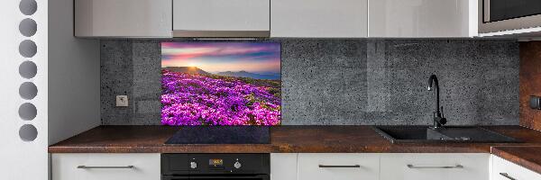 Keuken achterwand Bloemen in de bergen