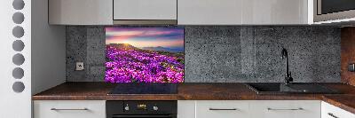 Keuken achterwand Bloemen in de bergen