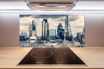 Glazen achterwand keuken Wolkenkrabbers