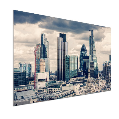 Glazen achterwand keuken Wolkenkrabbers