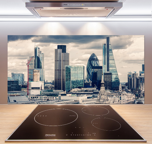 Glazen achterwand keuken Wolkenkrabbers