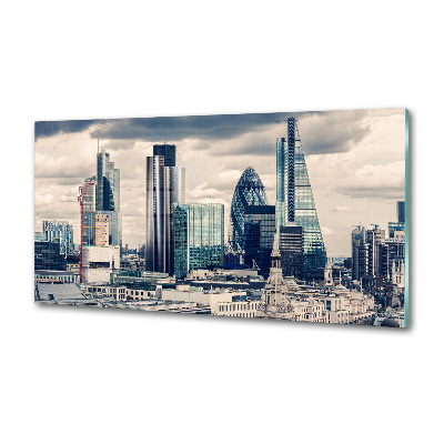 Glazen achterwand keuken Wolkenkrabbers