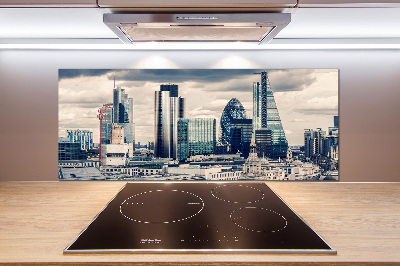 Glazen achterwand keuken Wolkenkrabbers