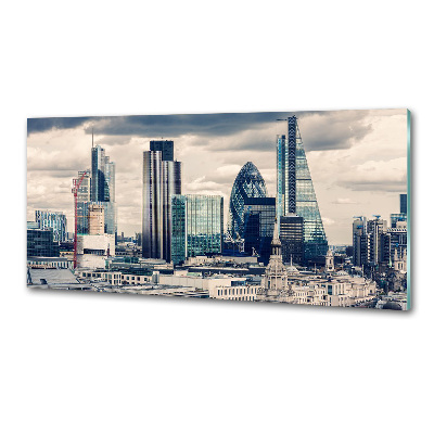 Glazen achterwand keuken Wolkenkrabbers