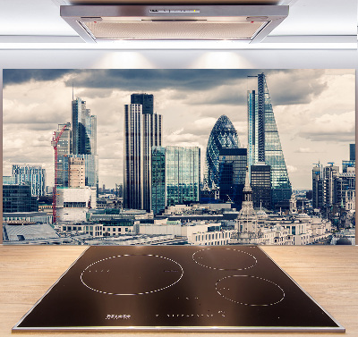 Glazen achterwand keuken Wolkenkrabbers