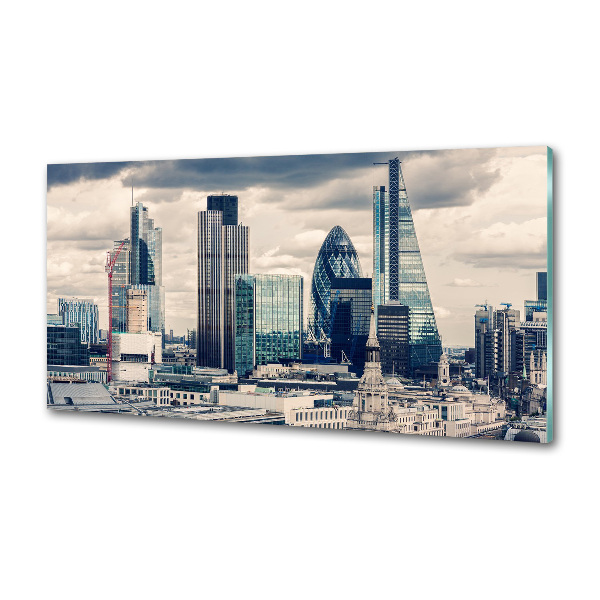 Glazen achterwand keuken Wolkenkrabbers