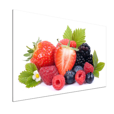 Spatscherm keuken Bosvruchten