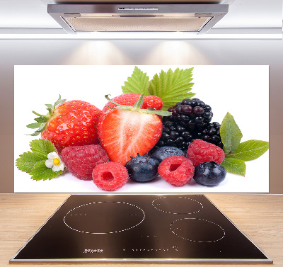 Spatscherm keuken Bosvruchten